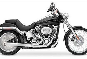 2:1 SuperMeg  Chrome System Fits:> FXST/FLST 90-06 - Dyna 91-05