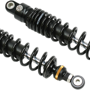 360 Series Twin Emulsion Shocks 13.5 inch Black Fits:> 91-17 Dyna