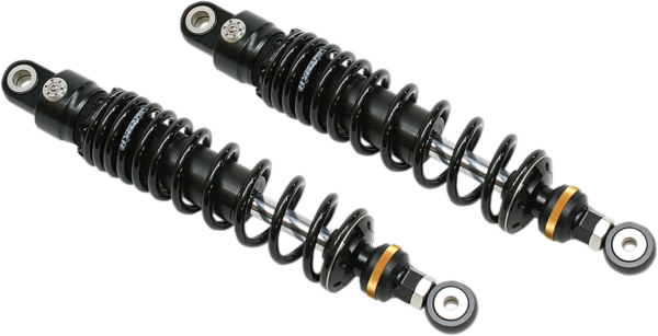 360 series twin emulsion shocks 13. 5 inch black fits:> 91-17 dyna