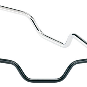 4 1/2" (11cm) rise Dirt Track black or chrome Fits:> 1 inch handlebar clamp