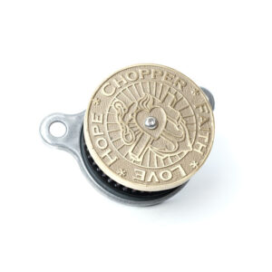Chopper-Faith-Love-Hope Air Cleaner Kit Aluminum or  Brass Fits: > 91-21 XL Sportster