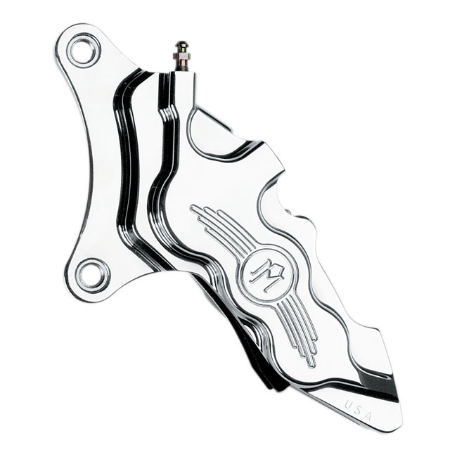 6-piston caliper for 11.5 inch rotor  Fits: > 00-14 Softail ; 00-17 Dyna; 00-07 Touring; 00-13 XL; 02-05 V-Rod