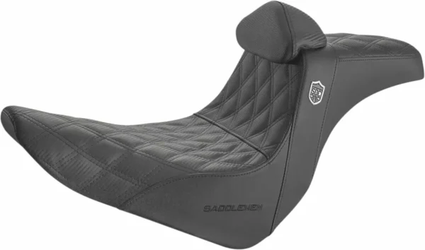 Pro series sdc performance grip seat with or without backrest fits:> m8 softail fxlr/fxlrs/flsb
