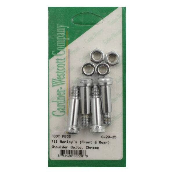 Allen bolt footpeg kit: fits: > 52-68 b. T. ; 57-68 xl