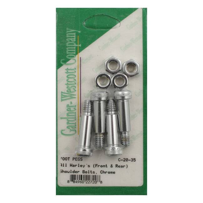 Allen bolt footpeg kit: Fits: > 52-68 B.T.; 57-68 XL