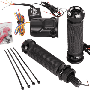 Apex heated grips  Fits: > 96-23 H-D with dual throttle cables