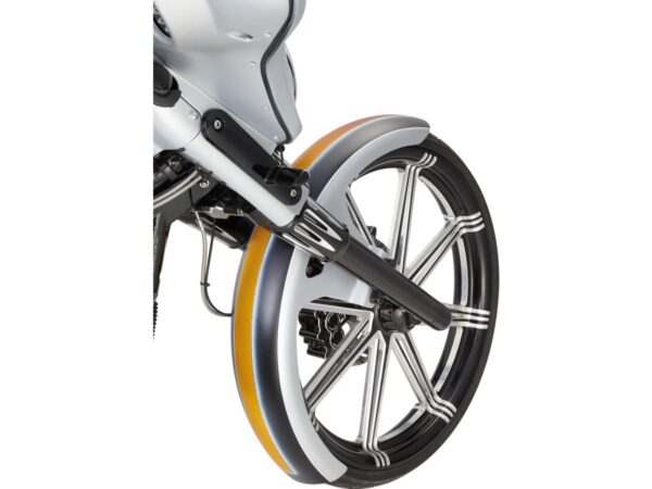 SMOOTH BLACK DUAL DISC HOT LEG Fork Slider