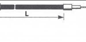 Barnett handlebars throttle cable 86-87 Sportster XL