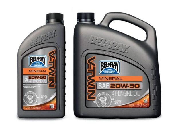 Bel-ray v-twin mineral motor oil