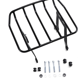 Big Ass® Detachable Solo Luggage Rack black or chrome Fits: > 18‑23 FLHC