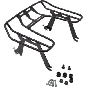 Big Ass® Detachable Wrap Around Rack black or chrome Fits: > 18‑23 FLSB  Sport Glide