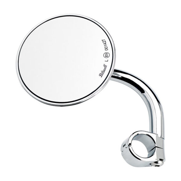  biltwell utility mirror round - chrome ece approved