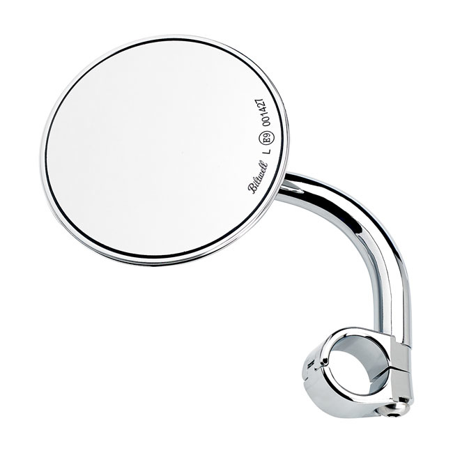  Biltwell Utility Mirror Round - Chrome ECE approved