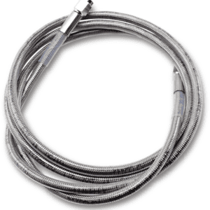 Brake Line Clear-Coated  various lengths 70-80 inch with AN-3 ends