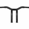 10" dominator raked bar bar 4-hole gloss black 1 1/4"