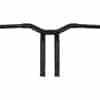 12" dominator raked bar bar 4-hole black satin 1 1/4"