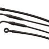 13" bagger bar cable kit black vinyl non-abs