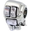 96-up backlit hand control switch and housing kit with audio and cruise control chrome