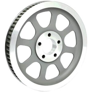 OEM Style Rear Belt Pulley Silver 20 mm 66 teeth