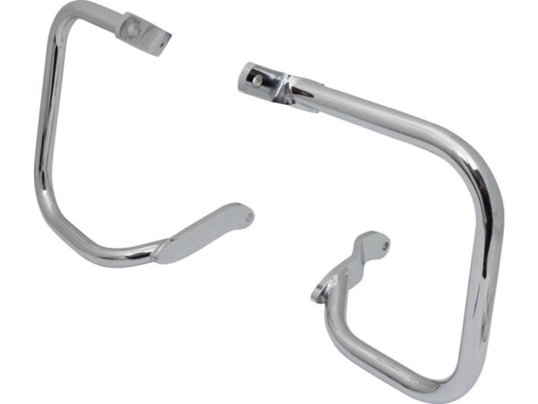 Rear Saddlebag Guards Chrome