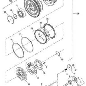 CLUTCH PARTS FOR 2006 DYNA AND 2007 THRU 2017 TWIN CAM