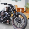 Gloss black fits: > 13-17 fxsb softail