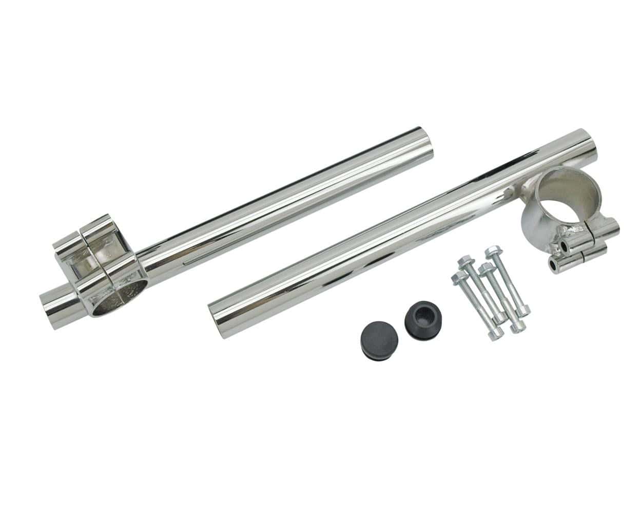 Clip-on-handlebars-black-or-chrome-fits-39mm-front-vork-2 Clip on handlebars black or chrome fits 39mm front vork 2