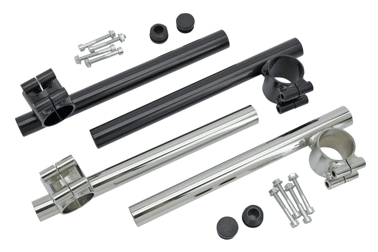 Clip-on handlebars black or chrome fits:> 39mm front vork 1 Clip-on handlebars black or chrome fits:> 39mm front vork