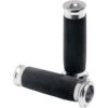 Contour renthal wrapped grips black or chrome fits 08 21 h d with e throttle 1