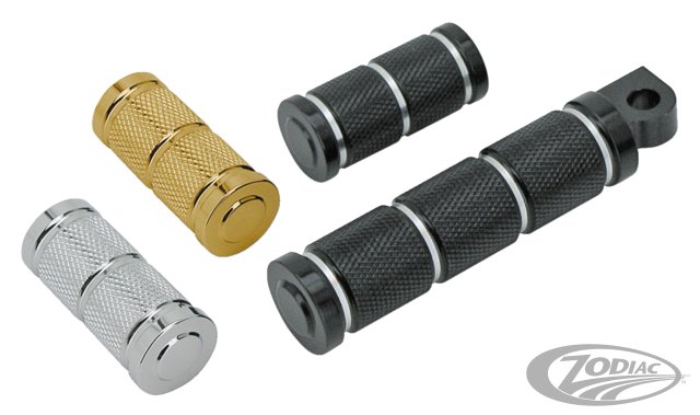 Controls RETRO STYLE KNURLED BILLET ALUMINUM FOOT & SHIFTER PEGS