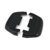 Controls passenger floorboard covers chrome or black fits d shaped floorboards only 1