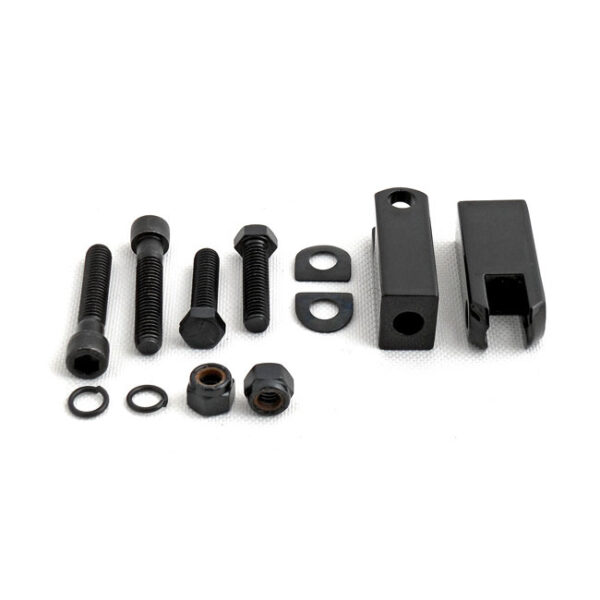 Controls passenger footpeg mount bracket set black or chrome: fits:> 82-03 sportster xl