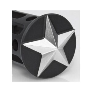 Cross or Star Toppers for grip or footpegs Fits:> 1"