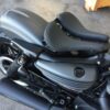 Cult werk oem style rear fender for sportster models short black ready to paint 2