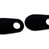 Turn signal mounting plate black powder coated