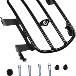 Detachable solo  luggage rack black or chrome 18-20 FLHC models