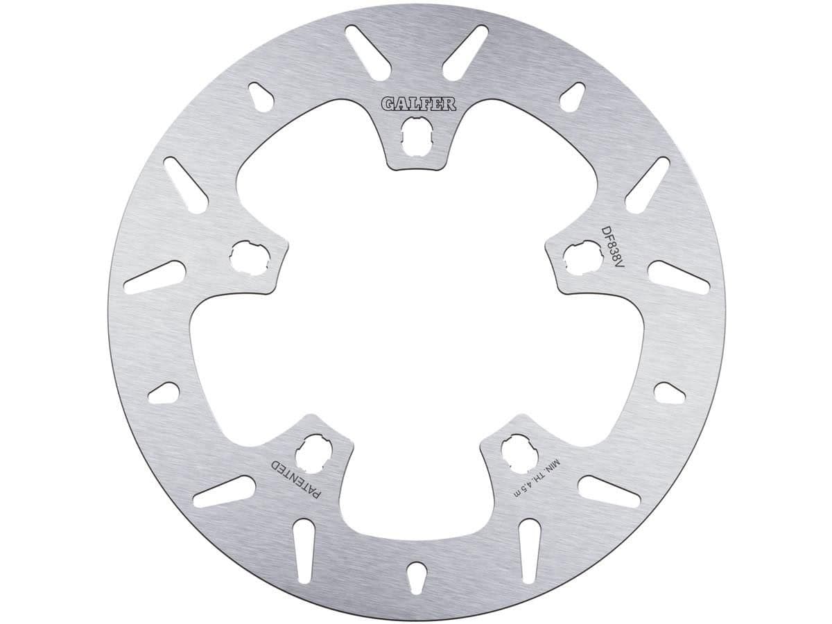 Disc round df v brake rotor 5-hole stainless steel 11,8" front fits:> 14-22 touring 1 Disc round df v brake rotor 5-hole stainless steel 11