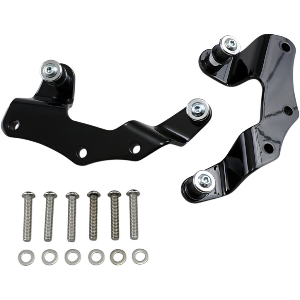 Docking Kit for Detachable Backrest black or chrome Fits : > 09‑13 FLHR/FLT/FLHT/FLTR/FLHX Models