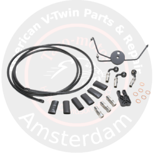 Dual disc front Brakeline kit Fits:> 97-07 FLH/T