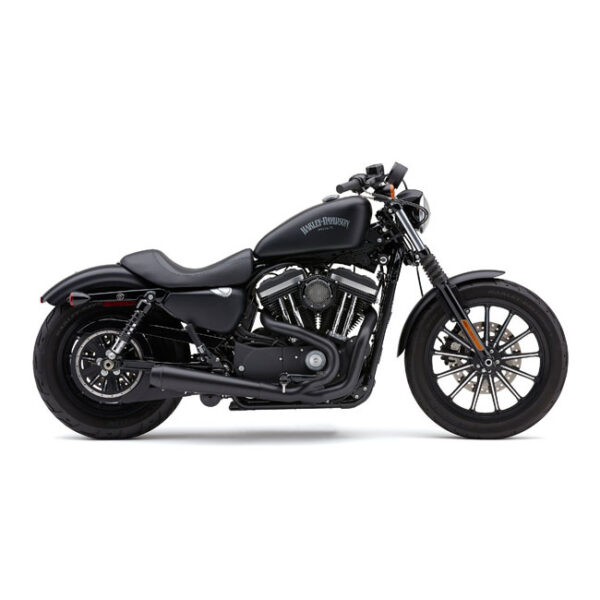 El diablo 2-into-1 exhaust black or chrome fits: > 14-21 xl sportster