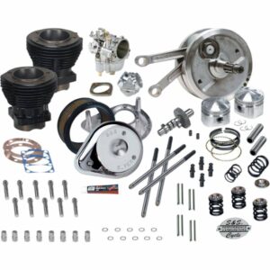 Engine 93 inch Hot Set Up Kit for 1973-' 77 -Davidson® Big Twin includes 4-1/2 inch stroker flywheels