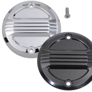 Engine Air Flow Ignition System Cover Black or Chrome Fits: > 70-99 Bigtwin