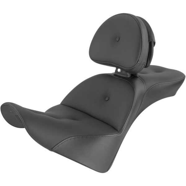 Explorer™ road sofa seat with backrest fits: > softail 2018-2022