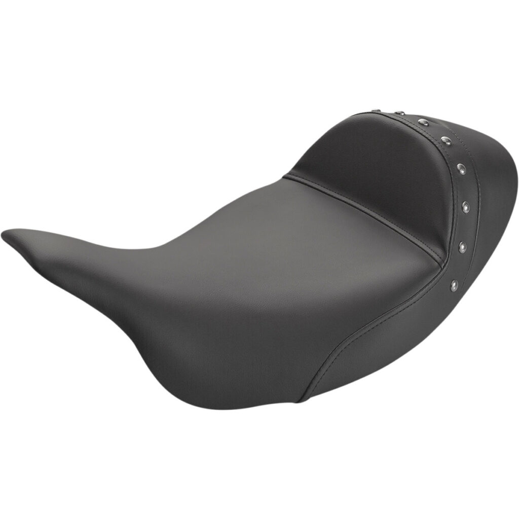 Extended Reach Renegade Solo Seat black with studs Fits: > 08‐22 Touring