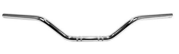 85 cm wide 4 inch high black or chrome Fits:> 1 inch handlebar clamp