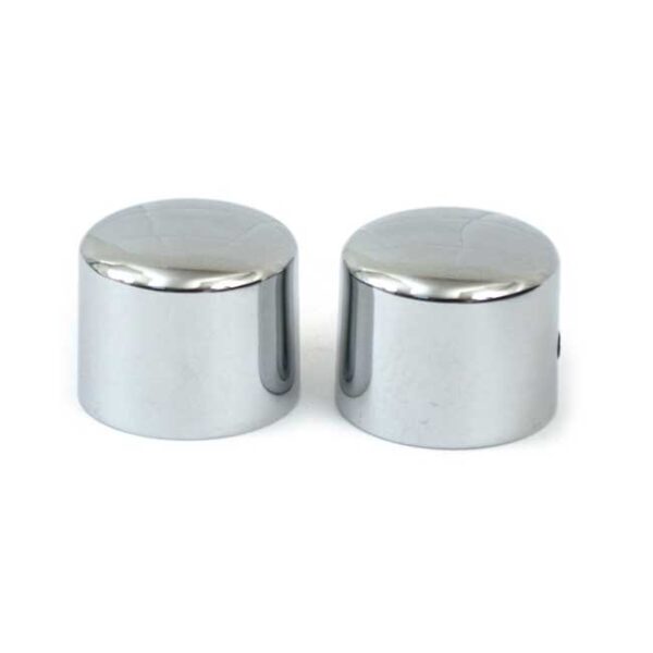 Front axle nut cap chrome fits: > 88-06 fxsts  springer