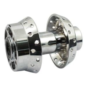 Front wheel hub chrome - Fits: > 00-07 FXST/S/B/D; FLSTC/S; FXDWG