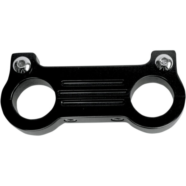 Gauge mount kit black or chrome fits: >  1. 25 ich handlebar risers