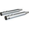 Grand national muffler 4 inch black or chrome fits 17 20 flht​flhtk​flhr​flhx​fltrx​fltru​fltrk 2