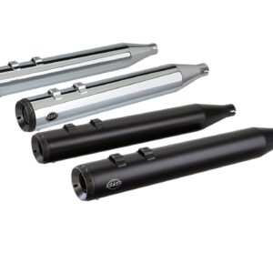 Grand National Muffler 4 inch Black or Chrome - Fits:> 95-16 FLHT/FLTR/FLHR/FLHX